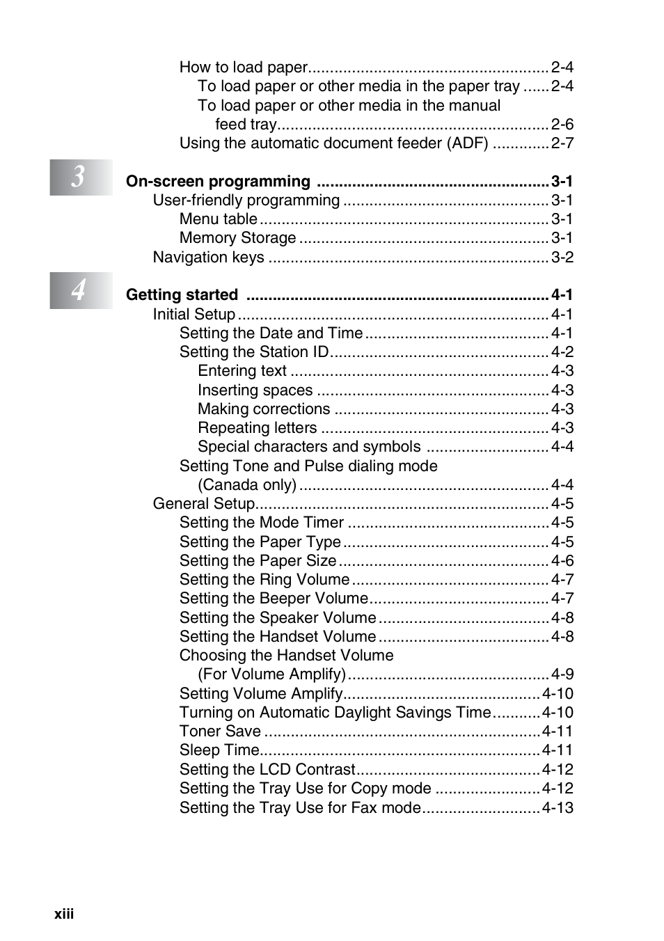 Brother MFC 8220 User Manual | Page 15 / 213