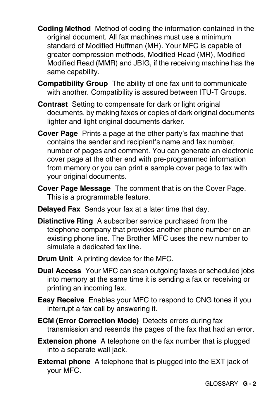 Brother MFC 8220 User Manual | Page 192 / 213