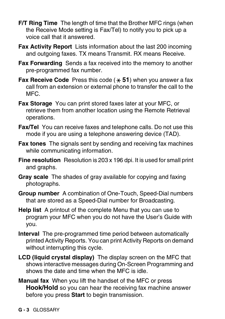 Brother MFC 8220 User Manual | Page 193 / 213