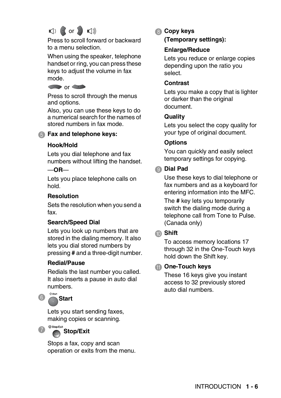 Brother MFC 8220 User Manual | Page 26 / 213