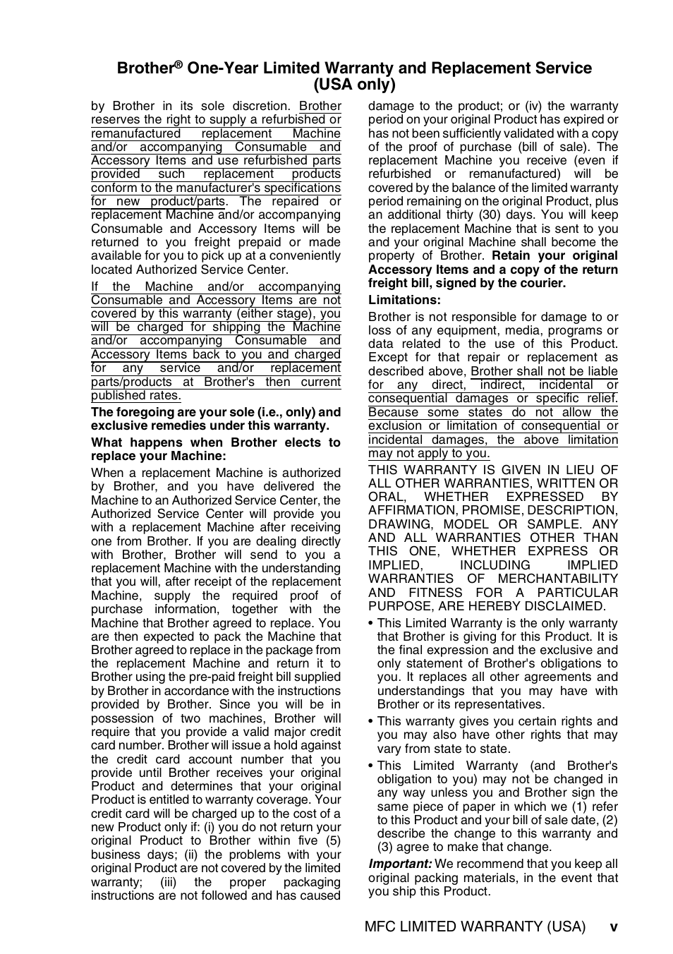 Brother | Brother MFC 8220 User Manual | Page 7 / 213