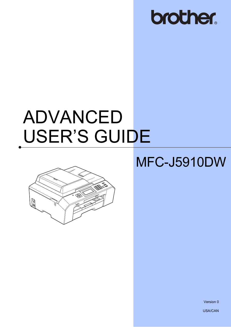 Brother MFC J5910DW User Manual | 87 pages