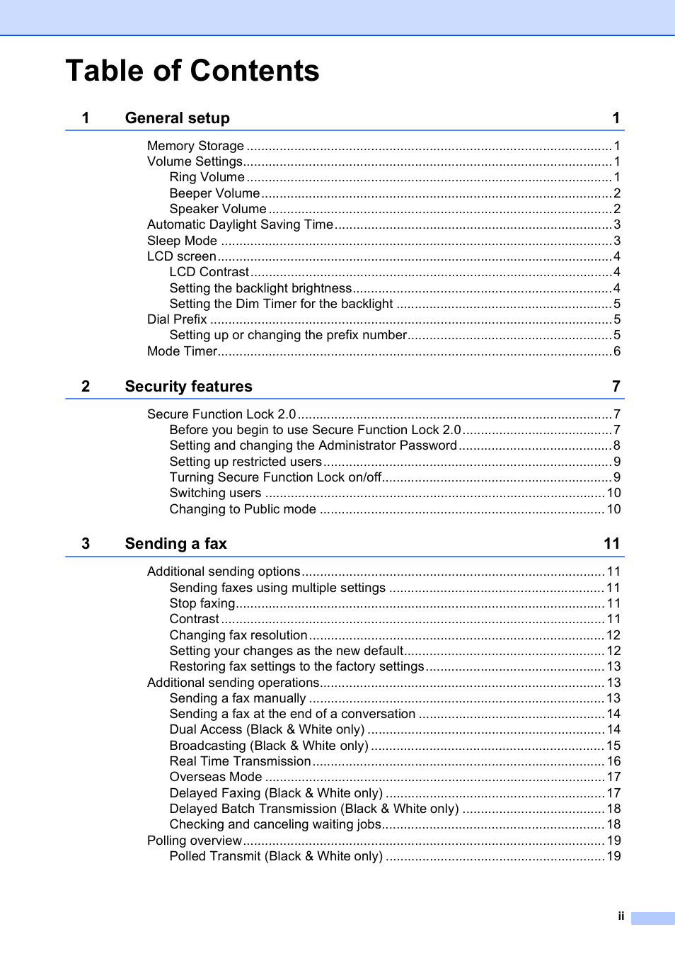 Brother MFC J5910DW User Manual | Page 3 / 87