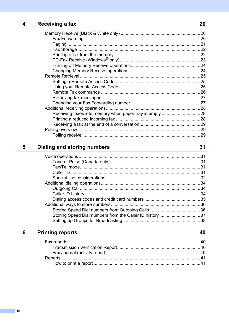 Brother MFC J5910DW User Manual | Page 4 / 87