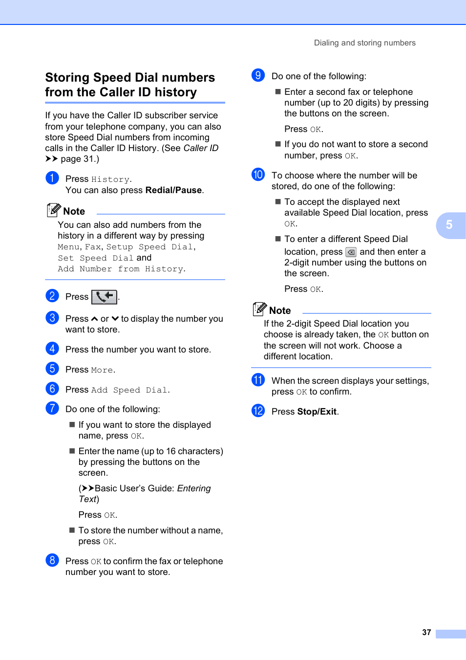 Brother MFC J5910DW User Manual | Page 43 / 87