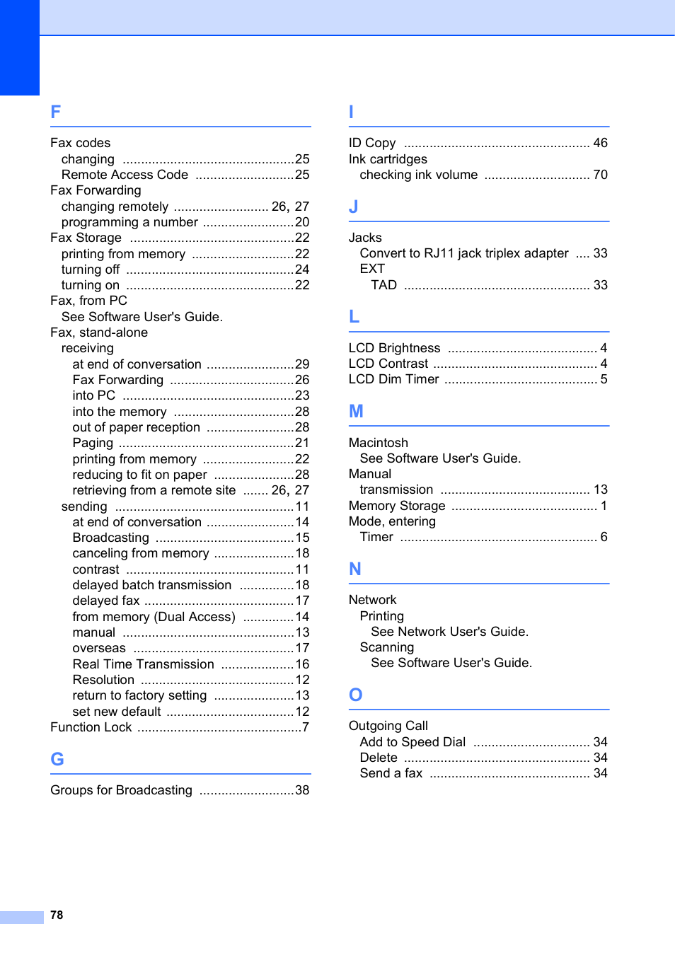 Brother MFC J5910DW User Manual | Page 84 / 87