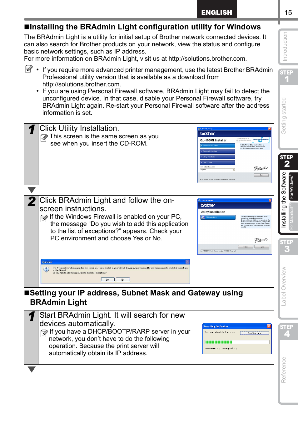 Brother QL-1060N User Manual | Page 21 / 69