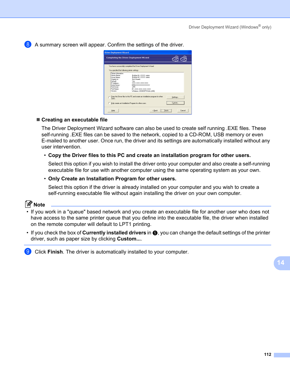 Brother HL-2170W User Manual | Page 119 / 137