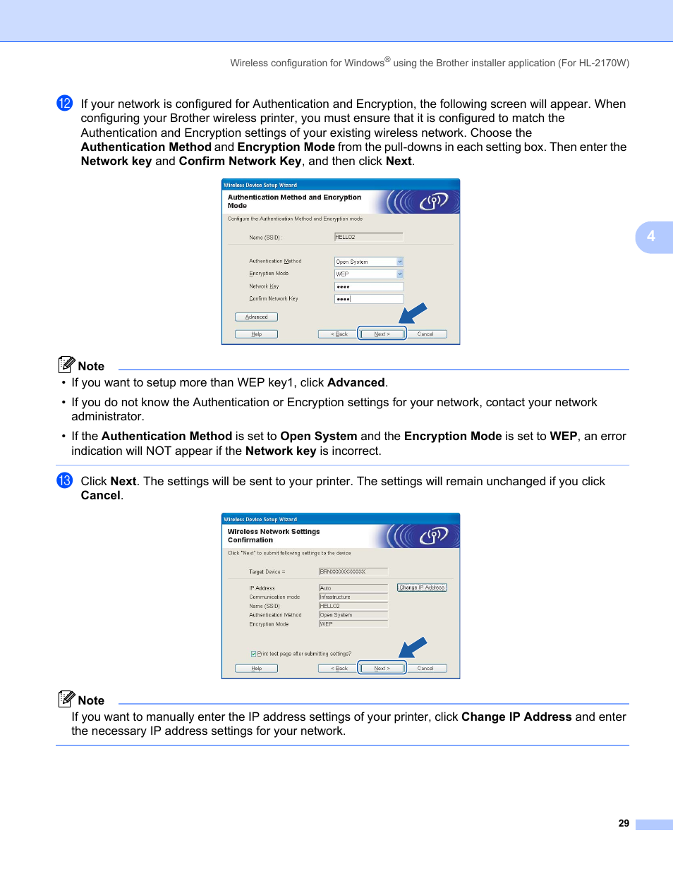 Brother HL-2170W User Manual | Page 36 / 137