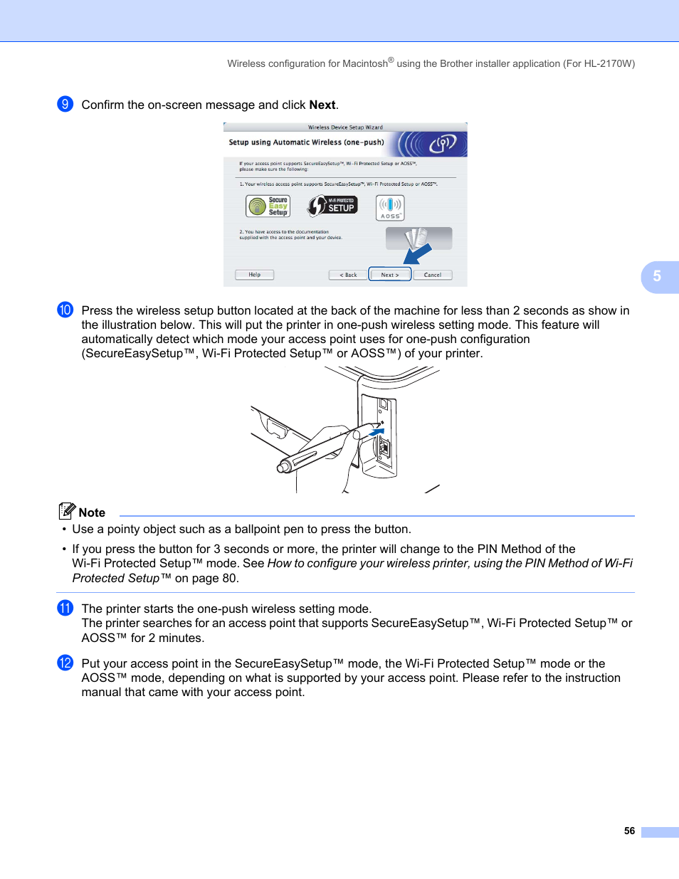Brother HL-2170W User Manual | Page 63 / 137