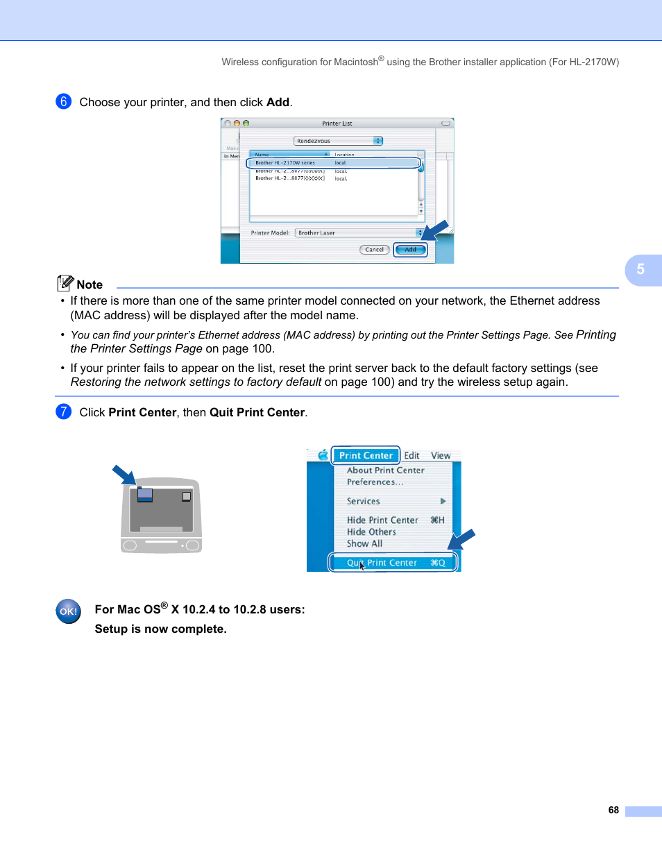 Brother HL-2170W User Manual | Page 75 / 137