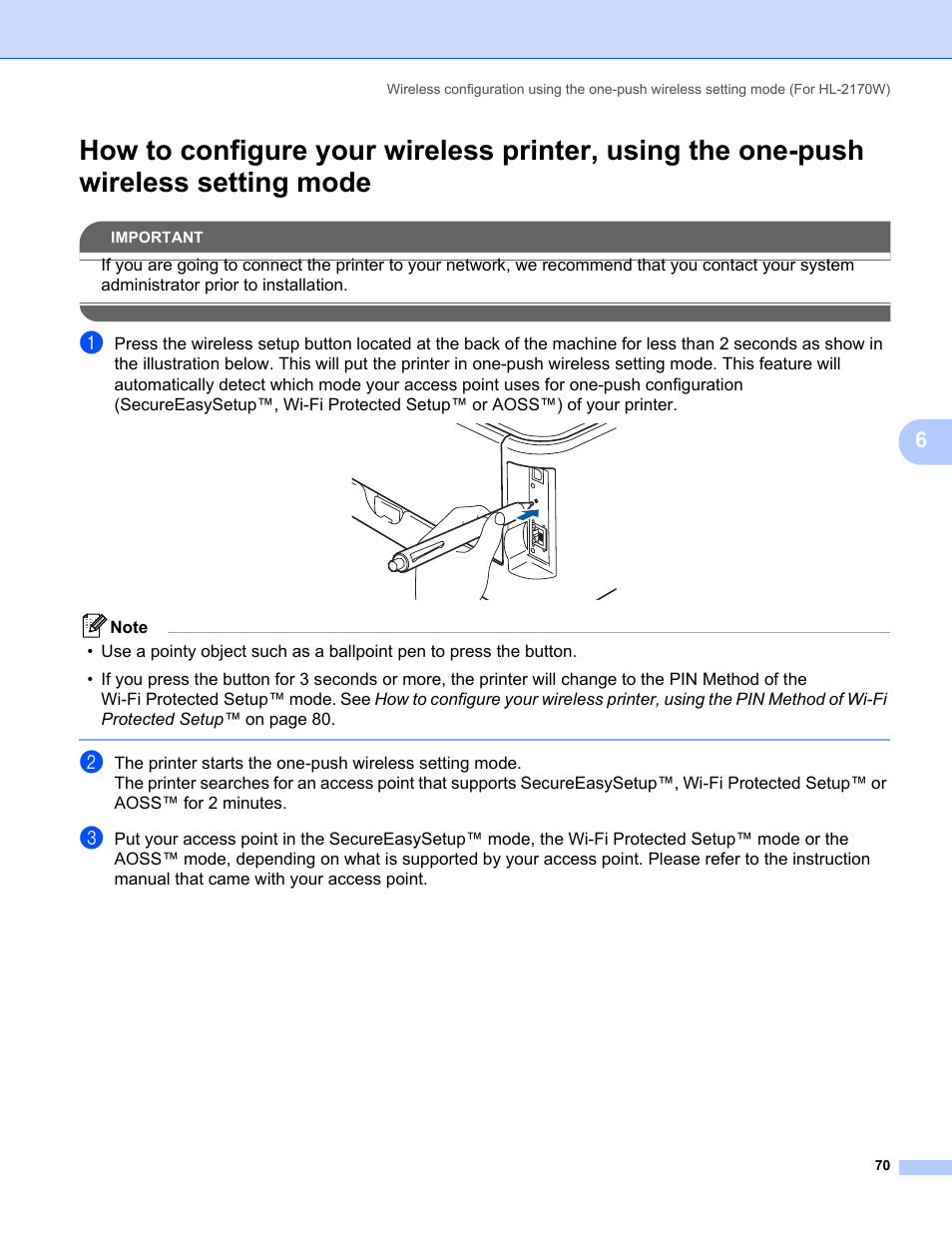 Brother HL-2170W User Manual | Page 77 / 137