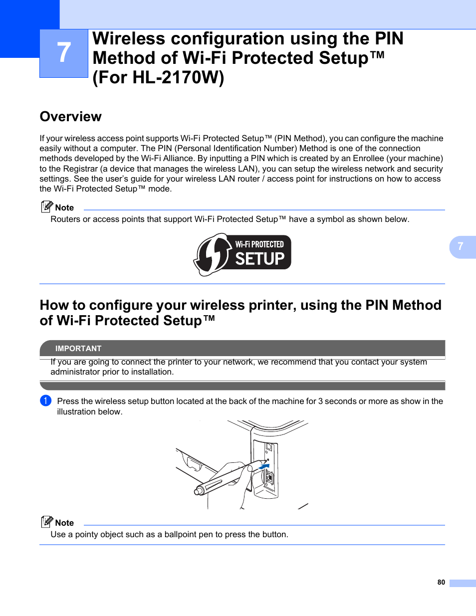 Overview | Brother HL-2170W User Manual | Page 87 / 137
