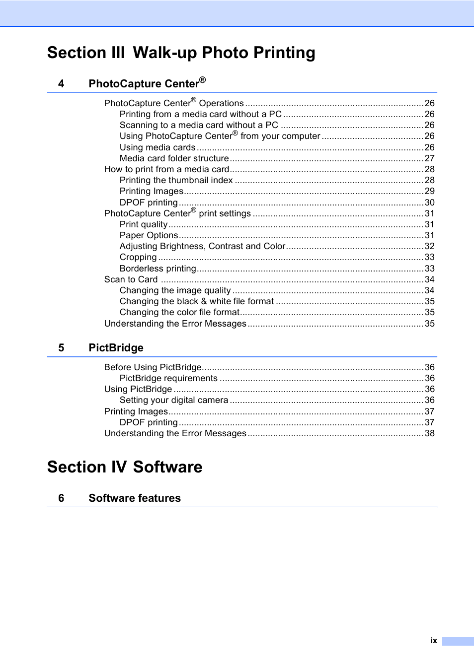 Brother DCP-130C User Manual | Page 11 / 102