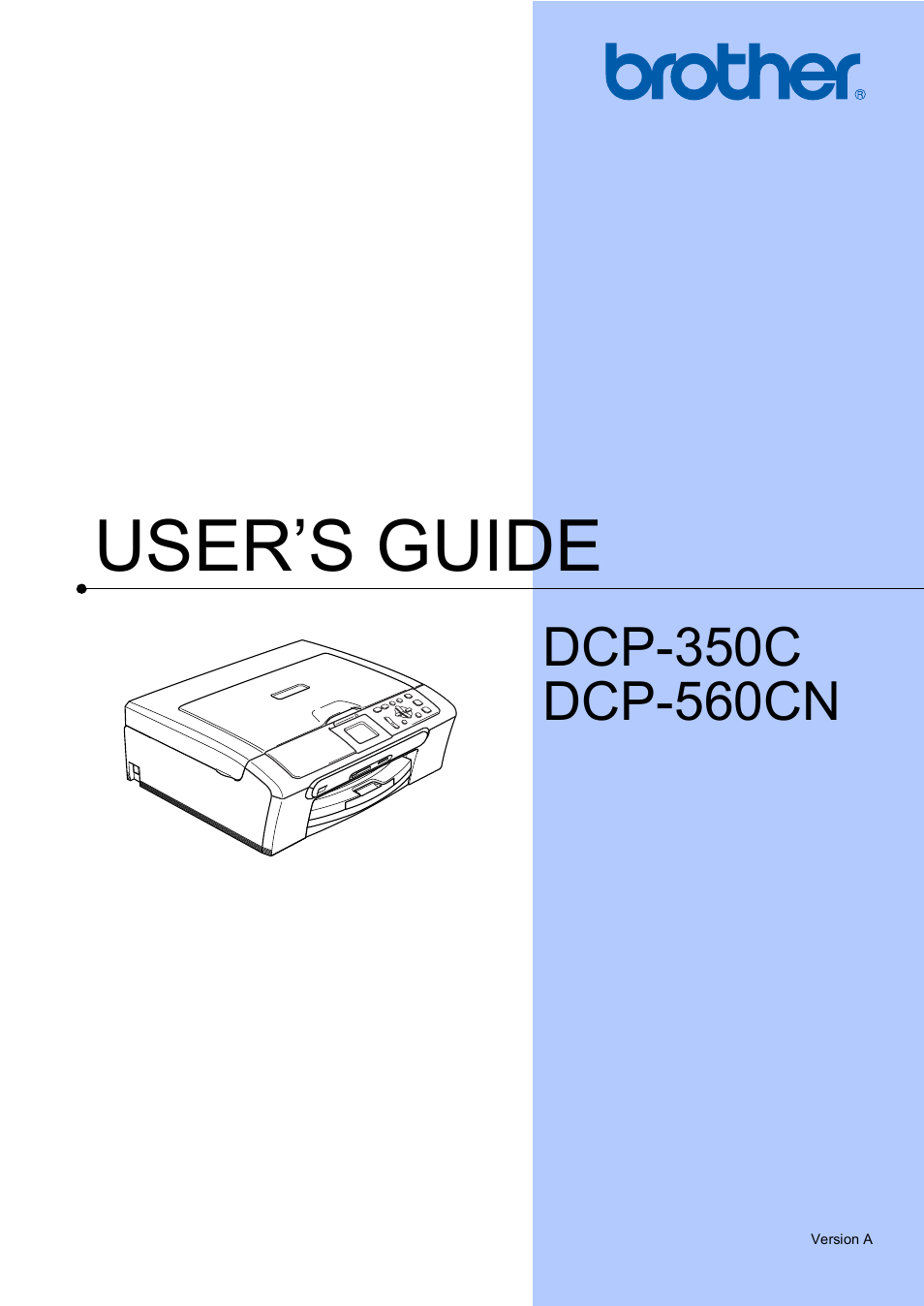 Brother DCP-350C User Manual | 124 pages