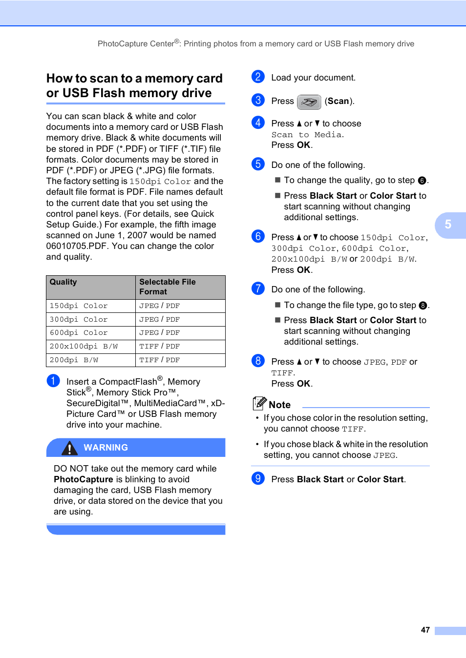 Brother DCP-350C User Manual | Page 61 / 124