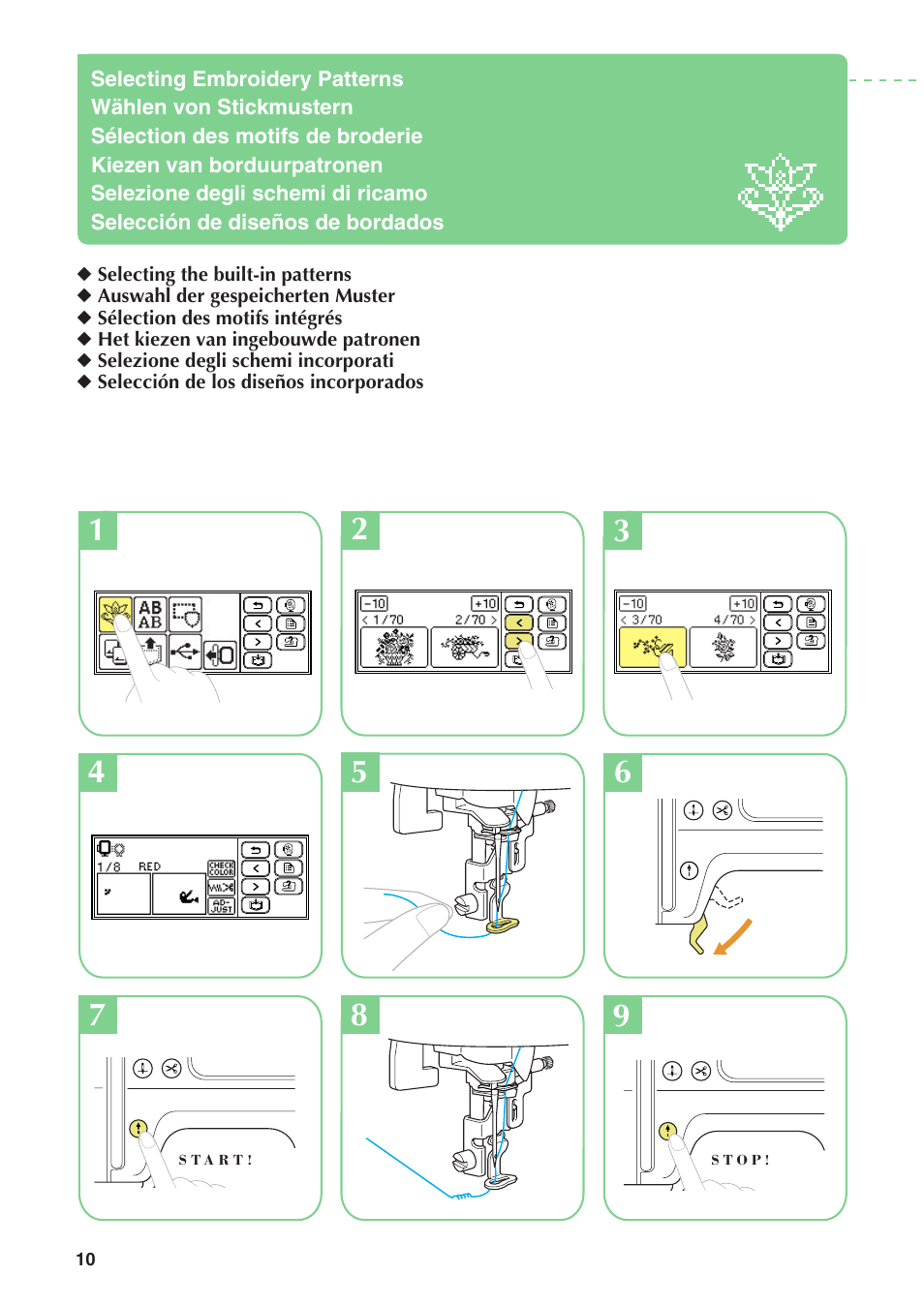 Brother SB7050E User Manual | Page 12 / 28