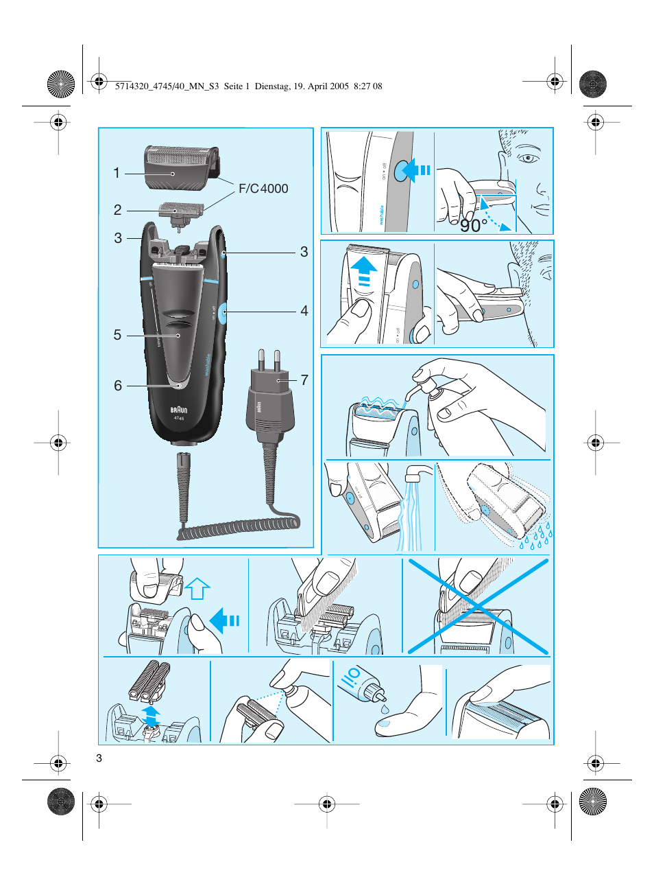 F/c4000 | Braun 4740 TriControl User Manual | Page 3 / 39