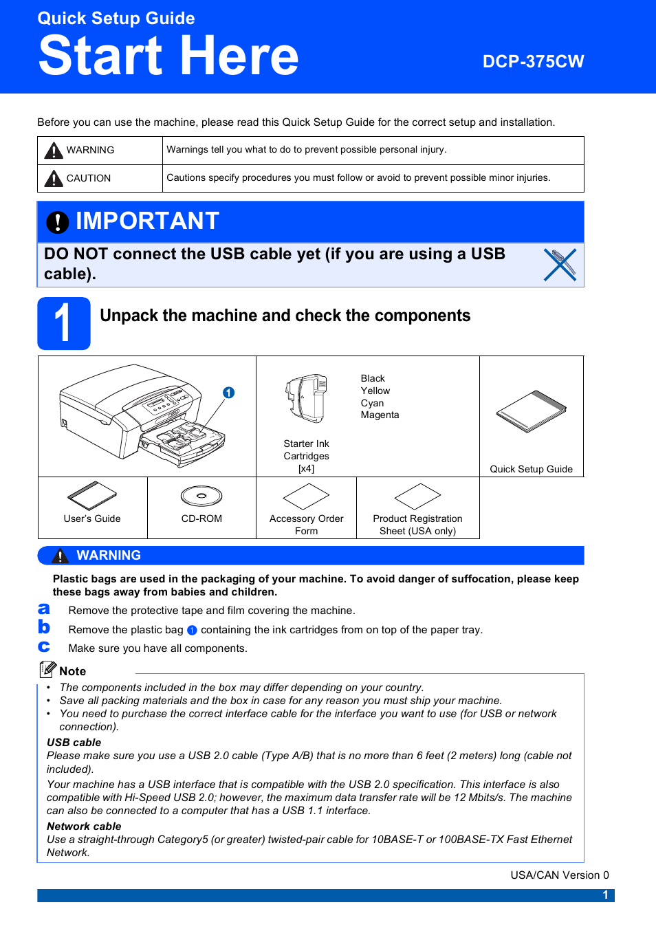 Brother DCP-375CW User Manual | 42 pages