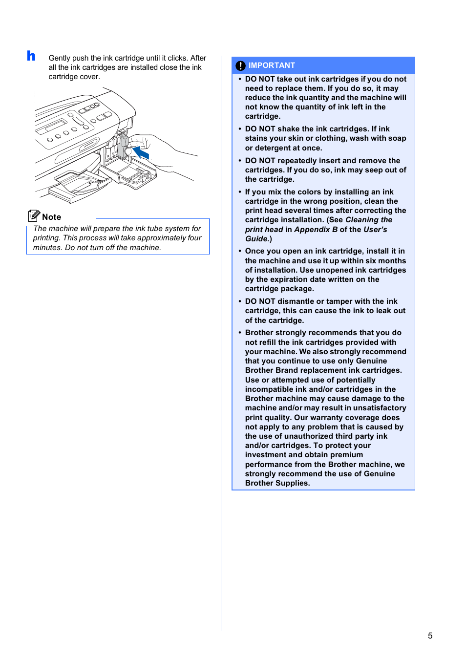 Brother DCP-375CW User Manual | Page 5 / 42