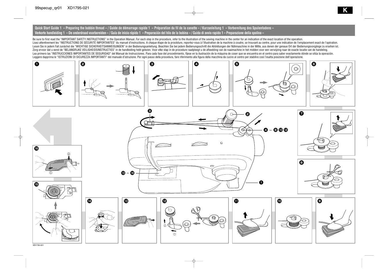 Brother LS-590 User Manual | 2 pages