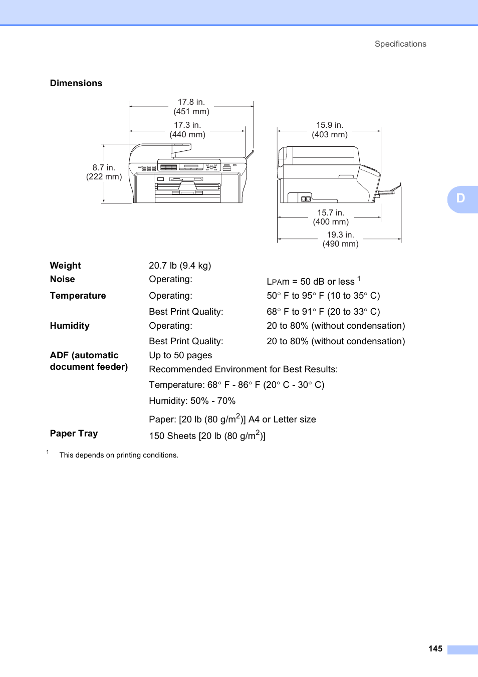 Brother MFC-5490CN User Manual | Page 159 / 182