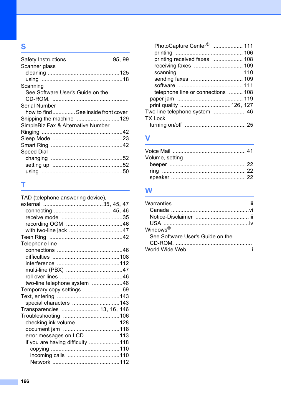 Brother MFC-5490CN User Manual | Page 180 / 182