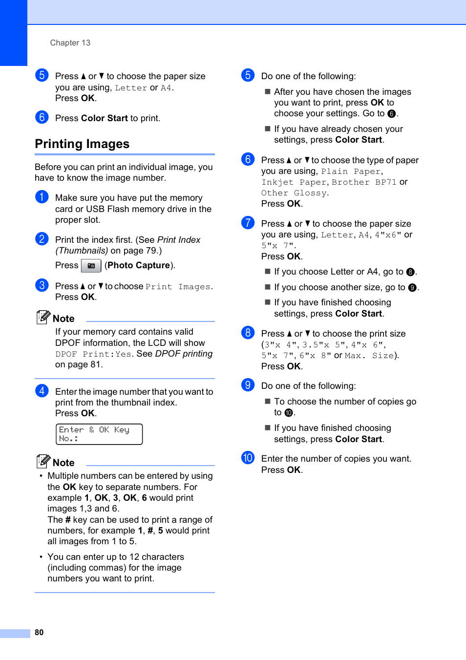 Printing images | Brother MFC-5490CN User Manual | Page 94 / 182