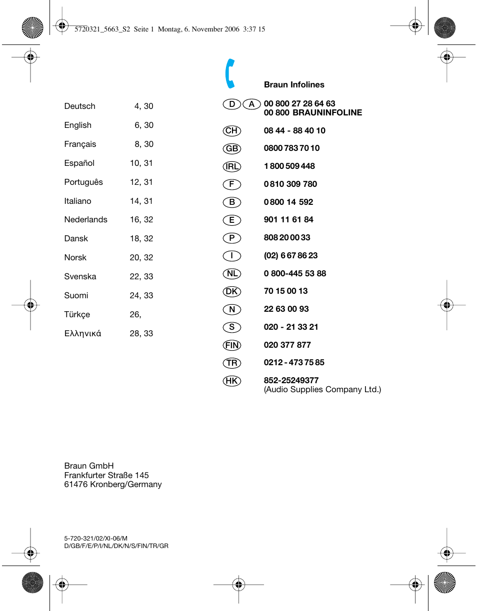 Braun 5663 Flex XP User Manual | Page 2 / 33