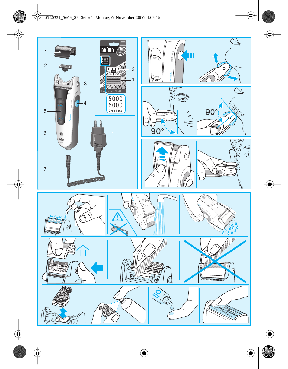 Braun 5663 Flex XP User Manual | Page 3 / 33
