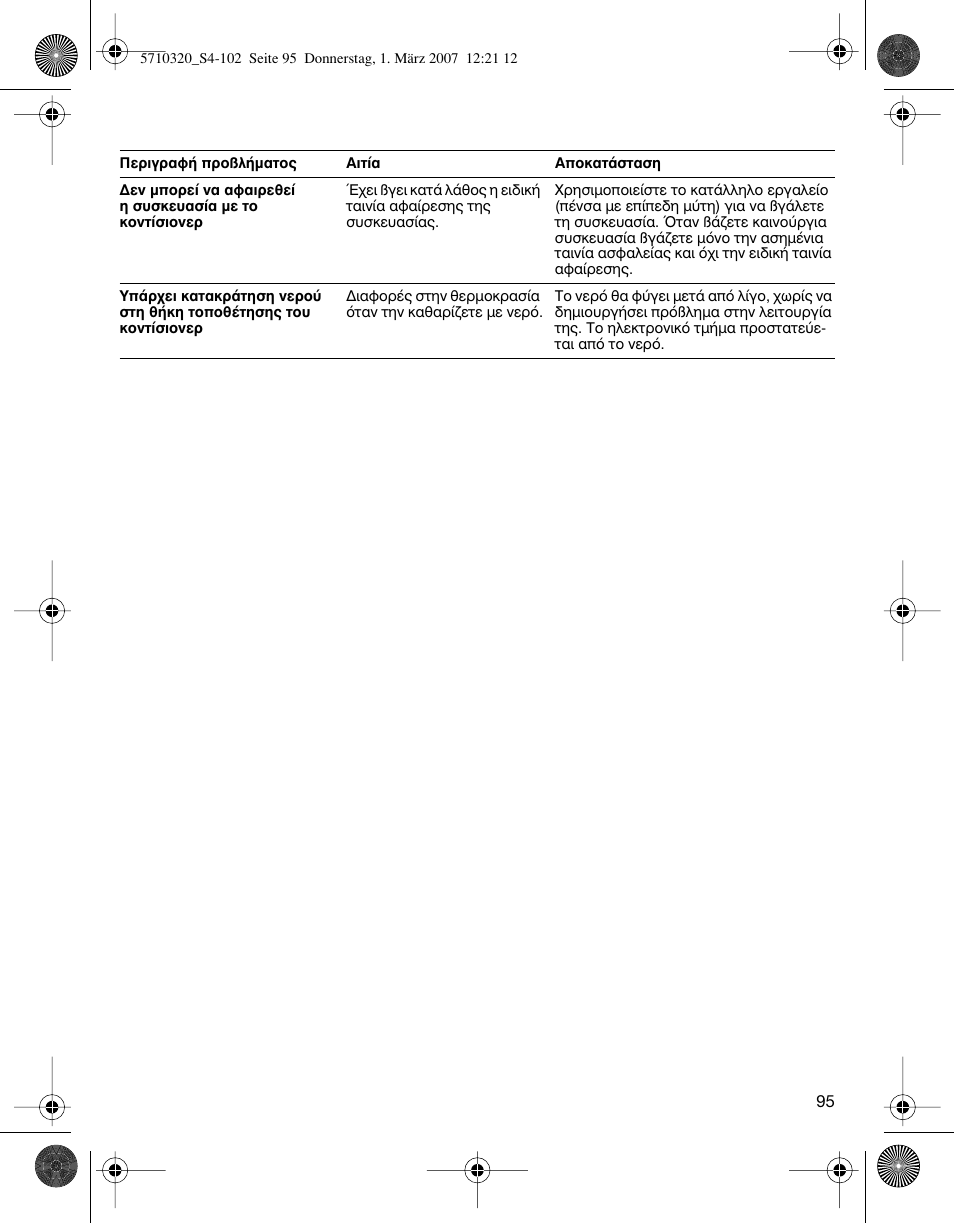 Braun 6620 FreeGlider  EU User Manual | Page 95 / 99