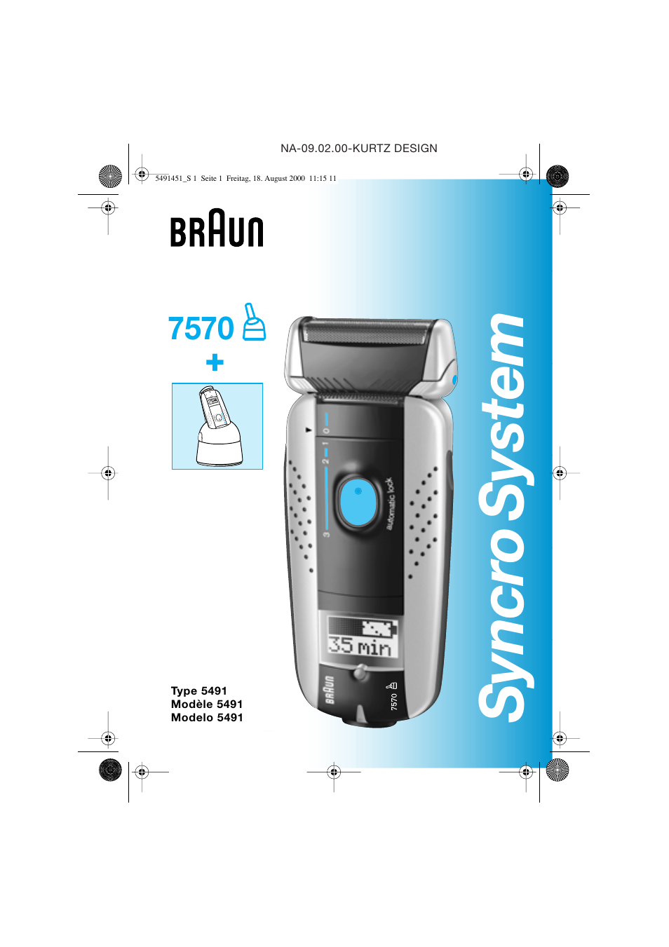 Braun 7570 Syncro System User Manual | 29 pages