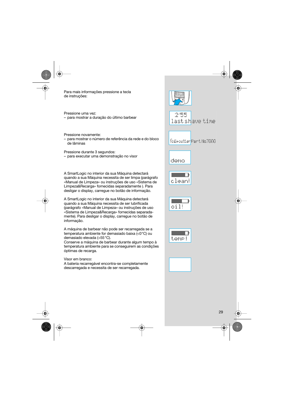 Braun 7690 Syncro System Smart Logic User Manual | Page 29 / 79