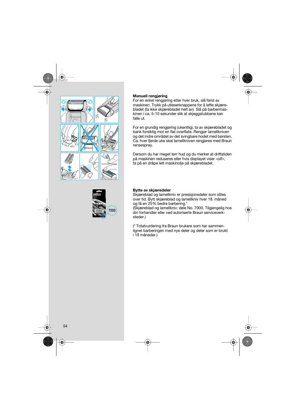 Braun 7690 Syncro System Smart Logic User Manual | Page 54 / 79