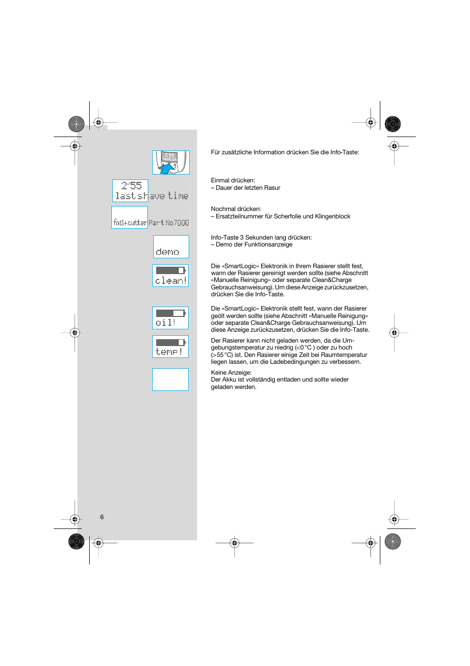 Braun 7690 Syncro System Smart Logic User Manual | Page 6 / 79