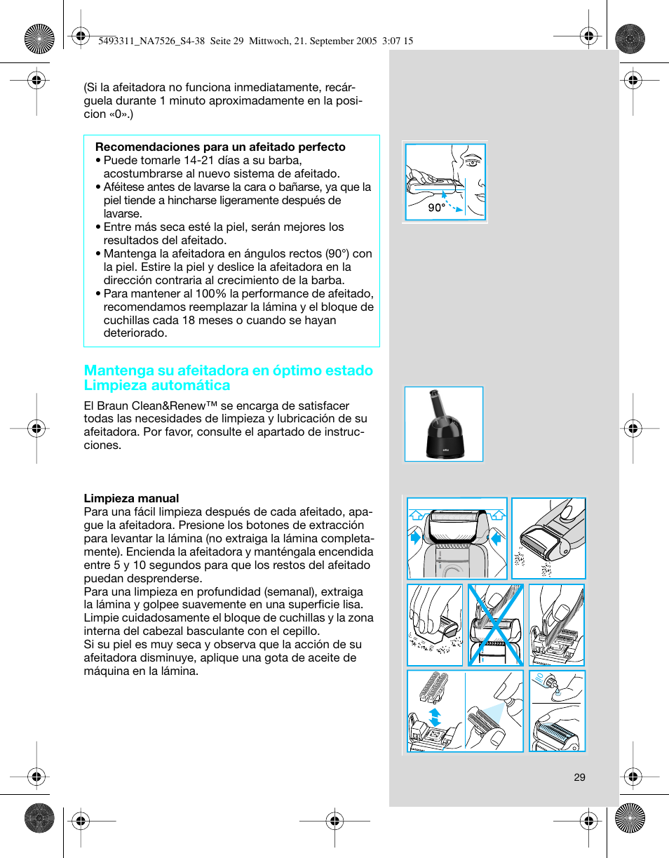 Braun 7526 SyncroPro System User Manual | Page 29 / 35