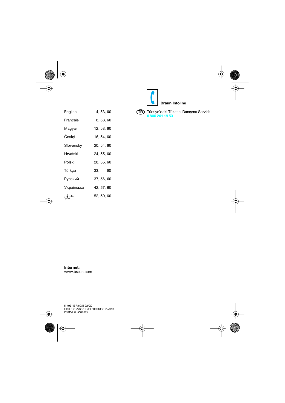 Braun 7630 Syncro System Smart Logic User Manual | Page 2 / 63