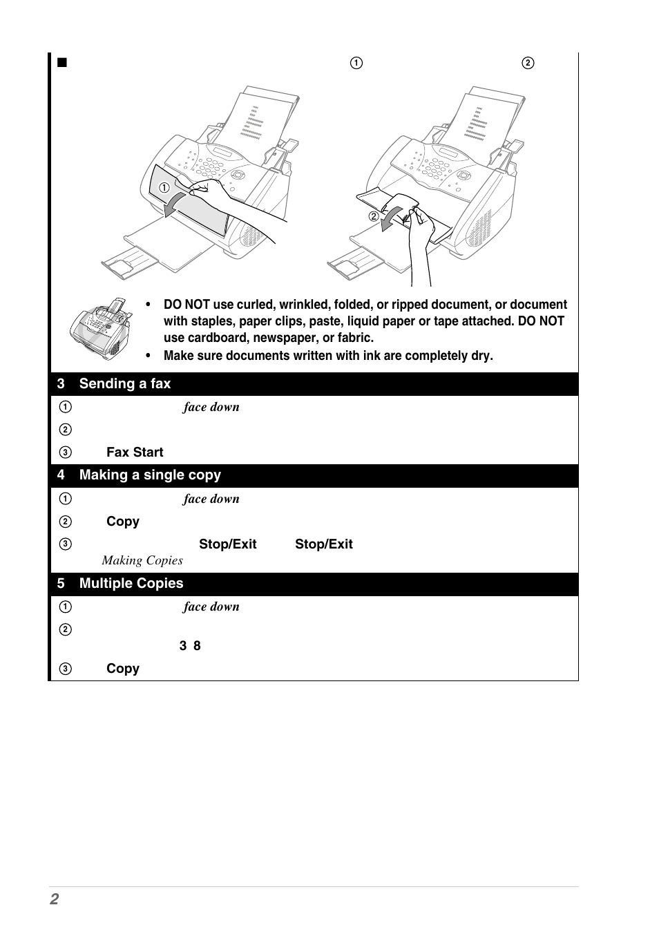 Brother MFC-9030 User Manual | Page 11 / 166