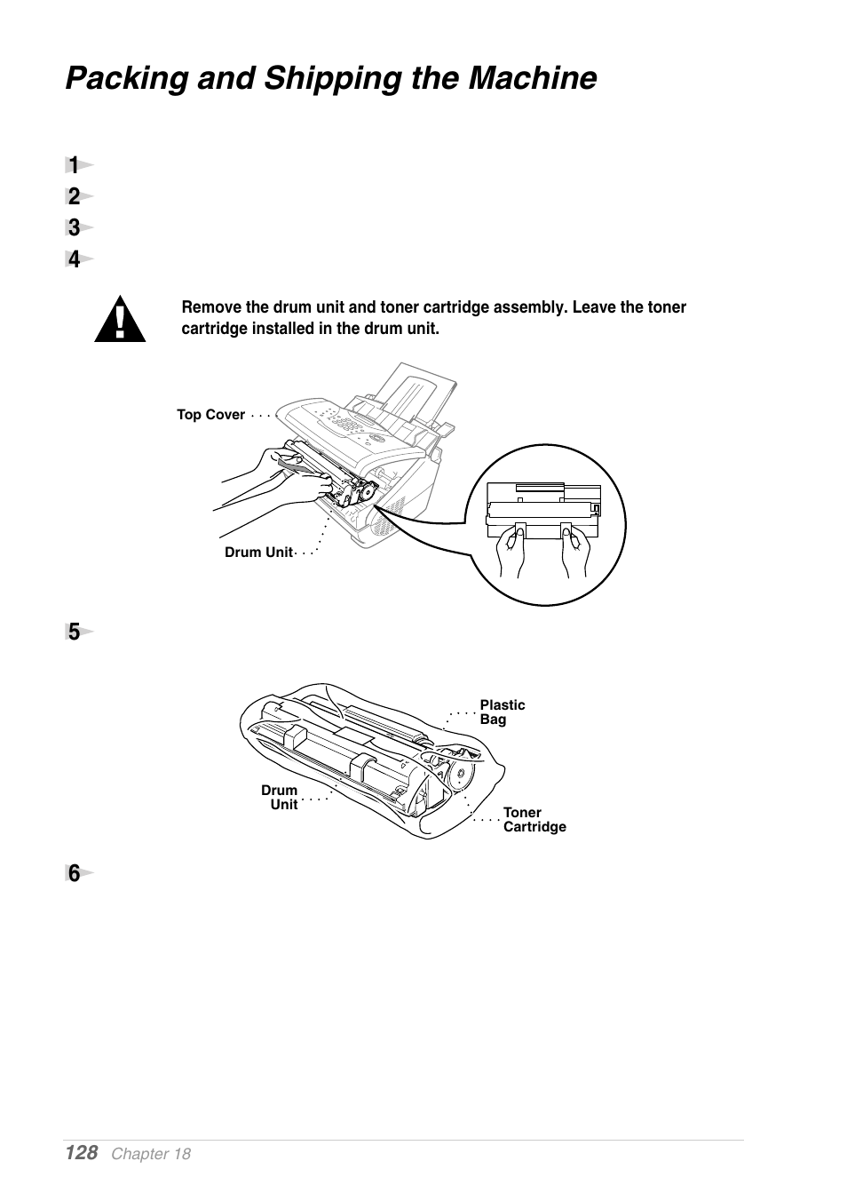 Packing and shipping the machine | Brother MFC-9030 User Manual | Page 137 / 166