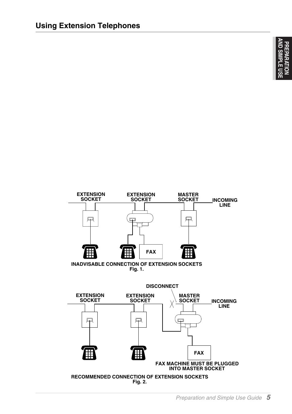 Using extension telephones | Brother MFC-9030 User Manual | Page 14 / 166