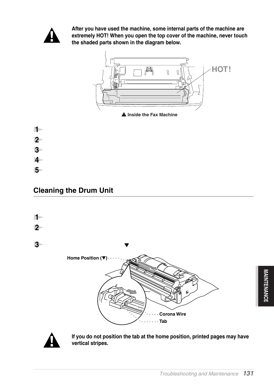 Cleaning the drum unit | Brother MFC-9030 User Manual | Page 140 / 166