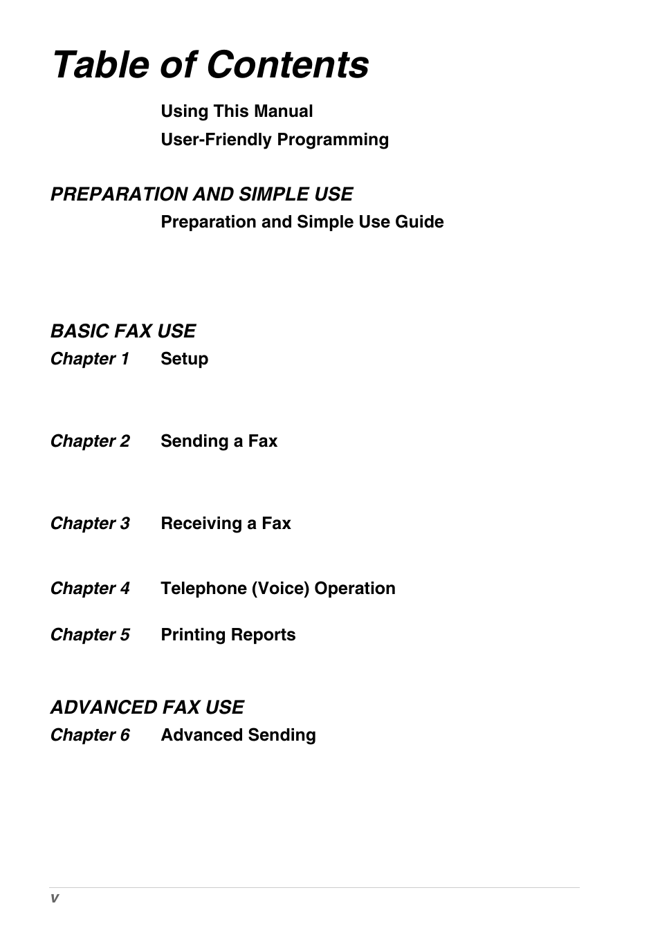 Brother MFC-9030 User Manual | Page 6 / 166