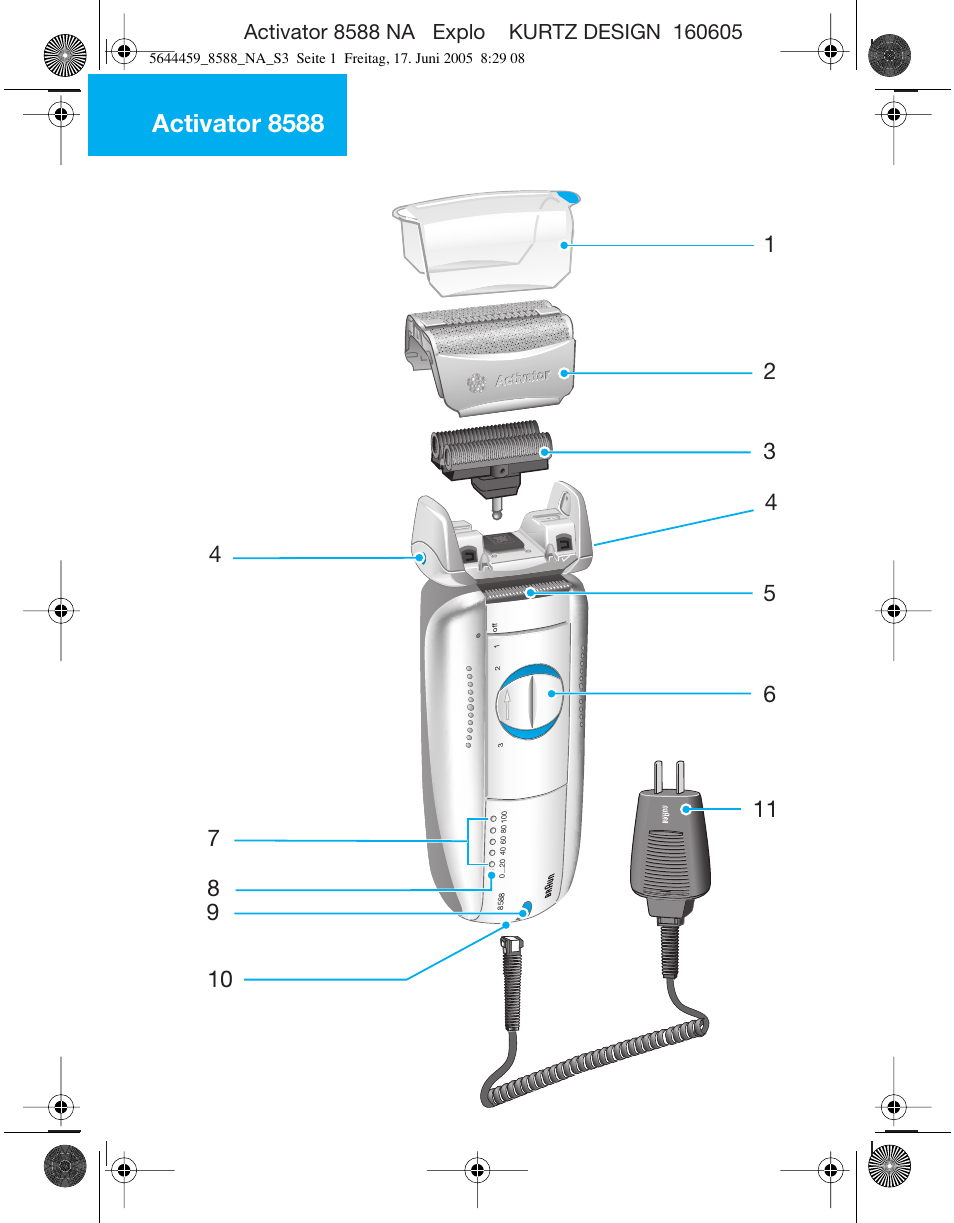 Activator 8588 | Braun 8588 Activator  EU User Manual | Page 3 / 25