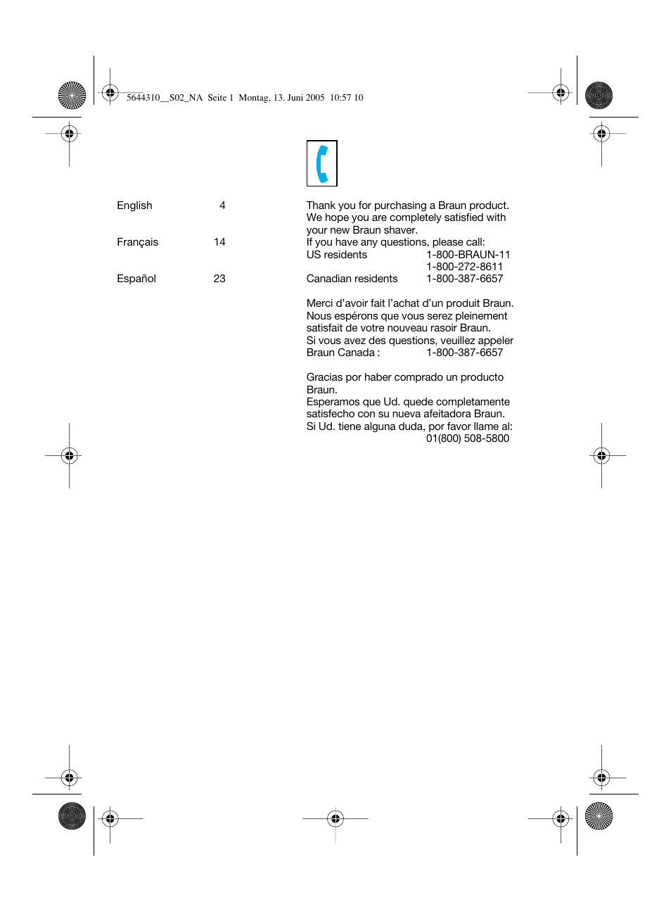 Braun 8585 Activator  EU User Manual | Page 2 / 32