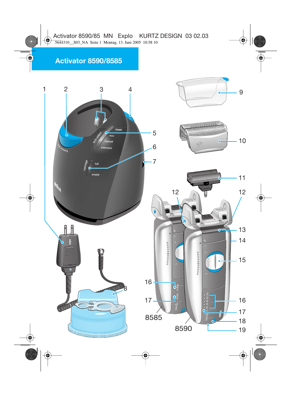 Braun 8585 Activator  EU User Manual | Page 3 / 32