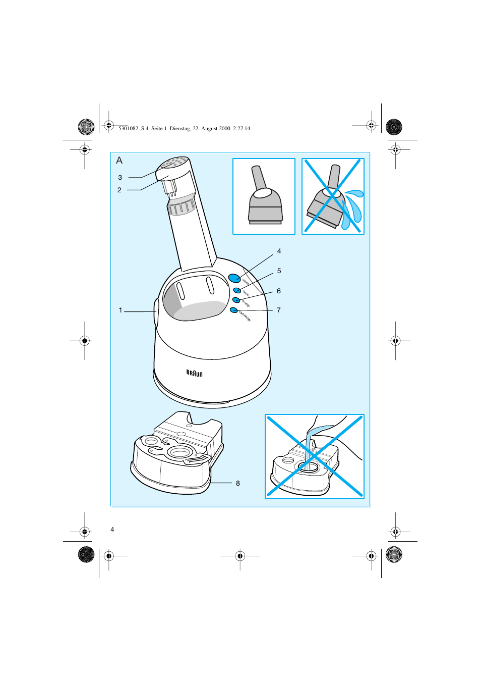 Braun Clean & Charge (Syncro) User Manual | Page 3 / 21