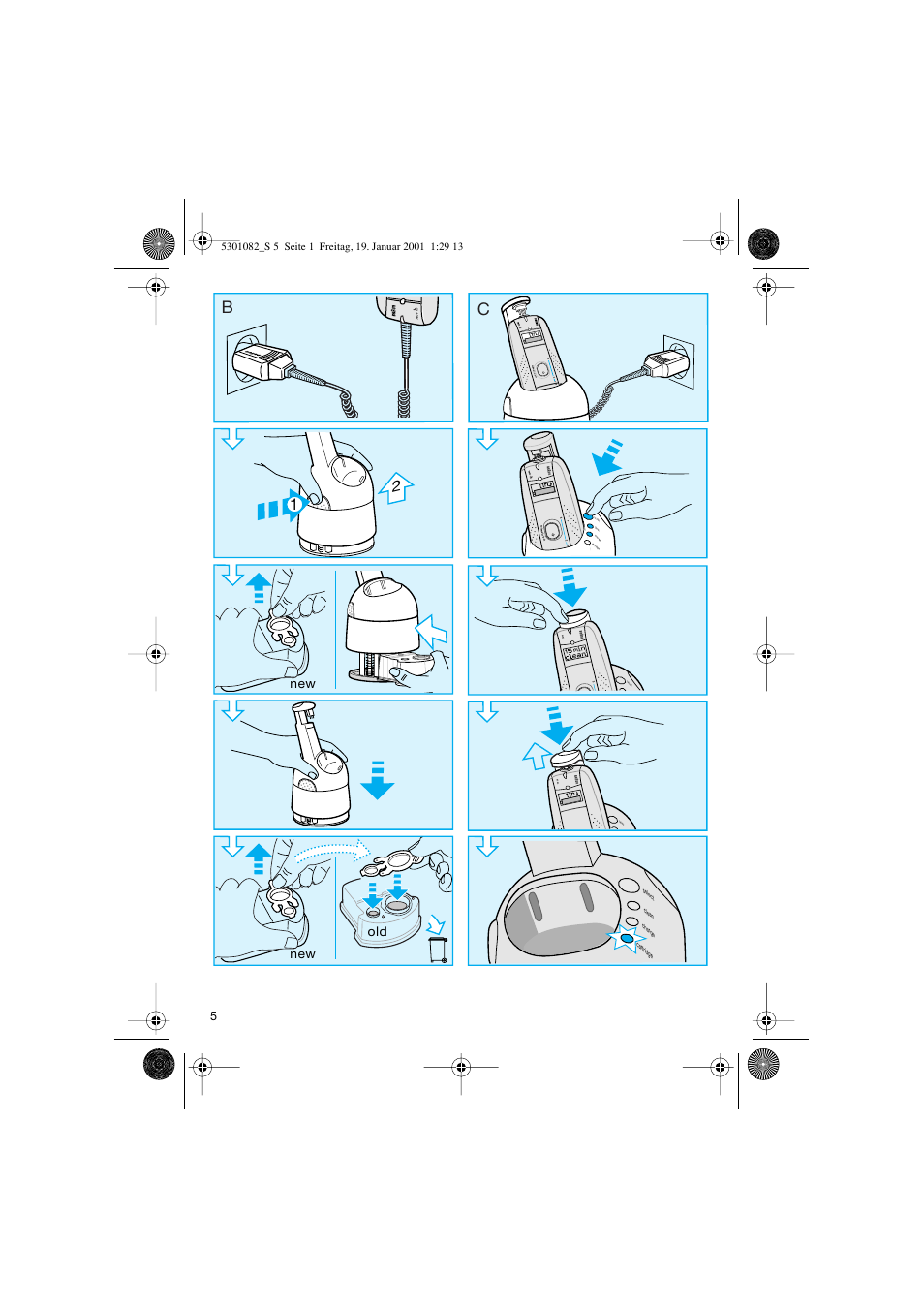 Old new new | Braun Clean & Charge (Syncro) User Manual | Page 4 / 21