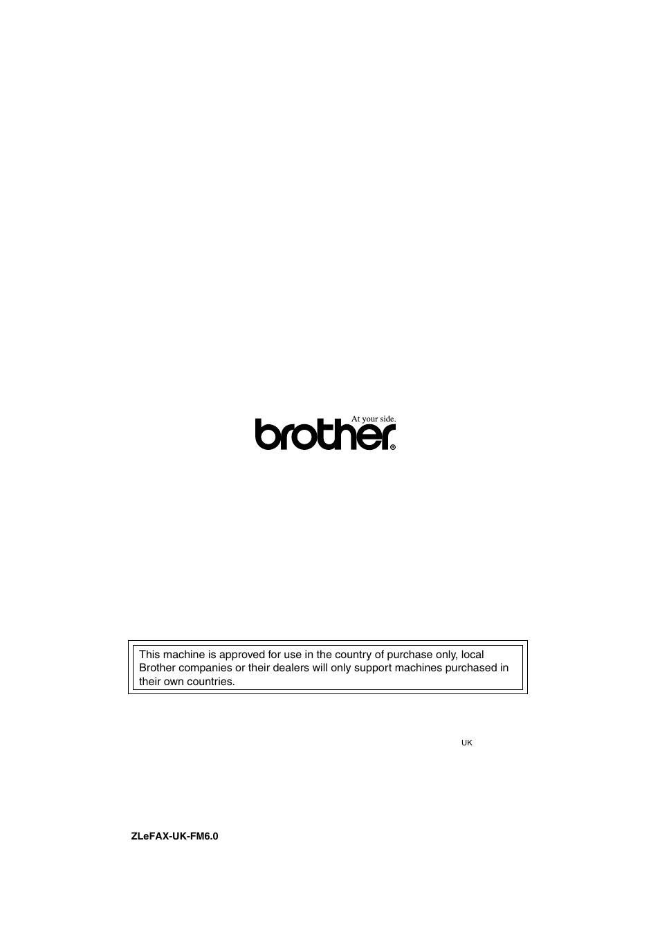 Brother uk | Brother FAX-8360P User Manual | Page 112 / 112