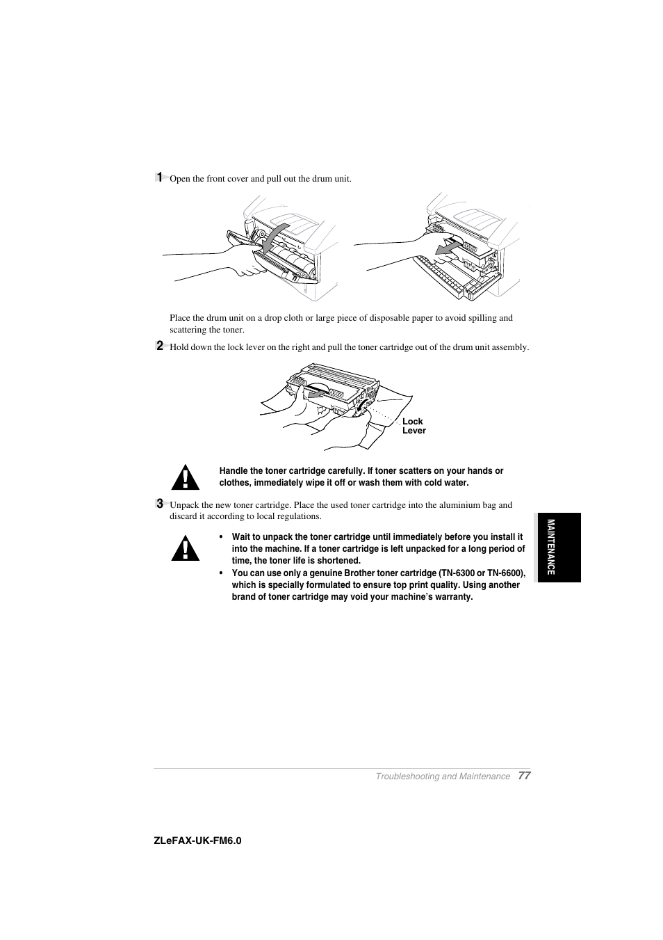 Brother FAX-8360P User Manual | Page 85 / 112