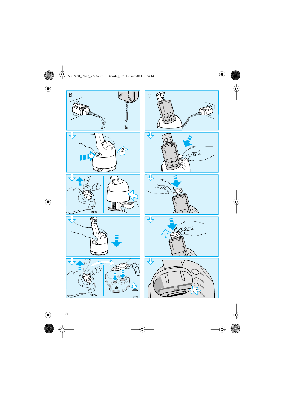 Old new new | Braun Clean & Charge (Flex Integral) User Manual | Page 4 / 40